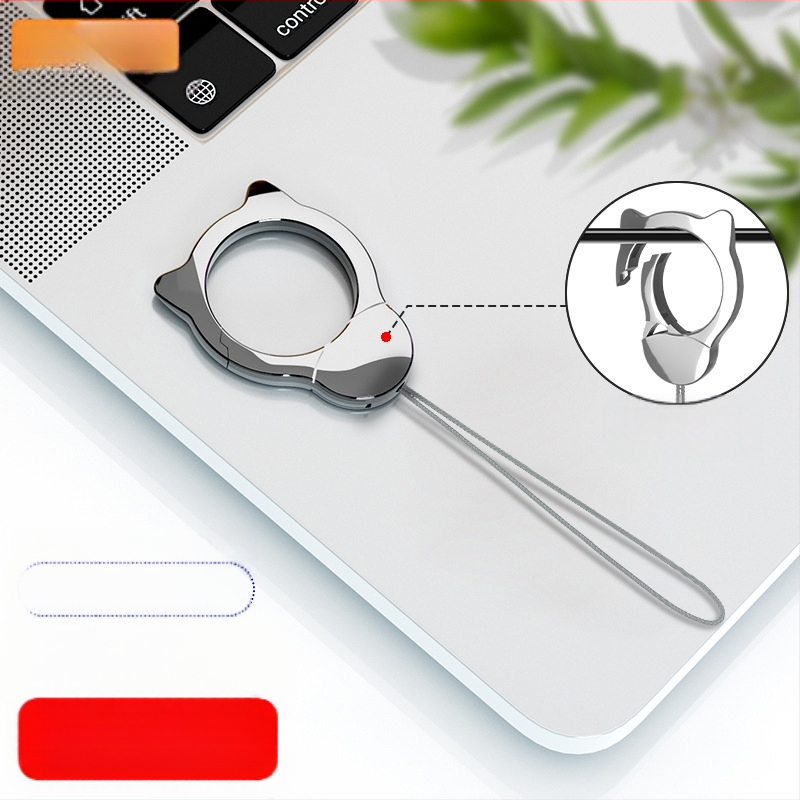 Lanyard na mobilný telefón s odnímateľným nylonovým šnúrou, kovovou sponou, elektroplakovaným kovom a potlačou loga