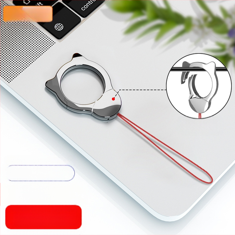 Lanyard na mobilný telefón s odnímateľným nylonovým šnúrou, kovovou sponou, elektroplakovaným kovom a potlačou loga