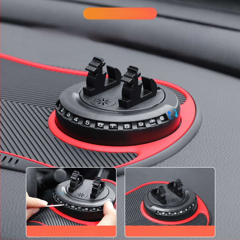 Rising PVC automobilio prietaisų skydelio laikiklis telefonui su prieš slydimo pagalvėle, pagamintas Guangdonge