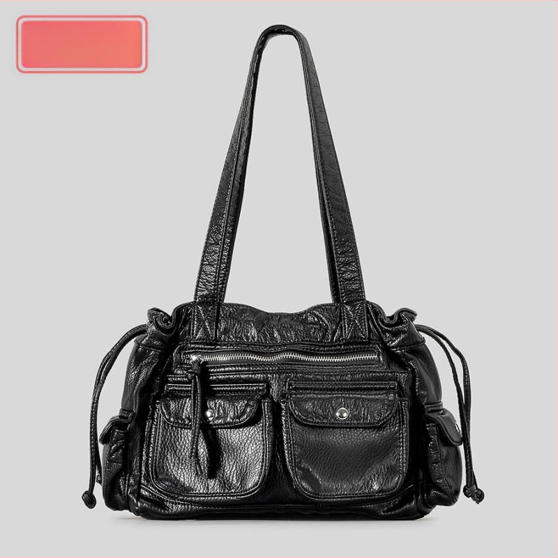 Geantă subraț PU, formă oriizontală pătrată, închidere cu bandă, buzunar pentru telefon în interior, cu strat interior