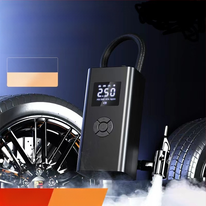 Automobilio oro įpurškimo siurblys su LED apšvietimu, 12V, 120W, 50 L/min, skaitmeninis ekranas