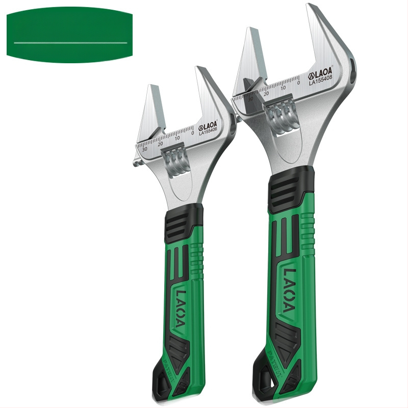 Old A reguliuojamas raktas – daugybinis įrankis voniai ir santechnikai, pramonės klasė, didelis atidarymas, iš chromo-vanadžio plieno, šilumos apdorojimas