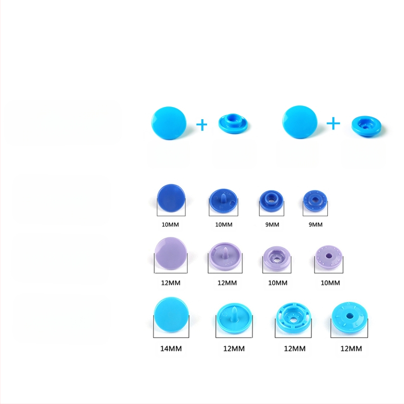 Σετ T5 από ρητίνη με snap κουμπιά, τετραπλό κλείσιμο, σε κουτί, με κιτ εργαλείων, κατάλληλο για πλεκτά, σετ 360 και 150 τεμάχια