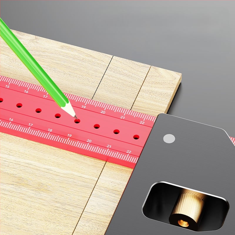 90 laipsnių medienos darbams liniuotė ir daugelio funkcijų kampinė liniuotė – storinta, aukštos tikslumo universali kombinuota kampinė liniuotė