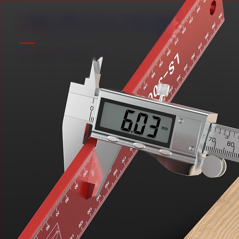 Kõrge täpsusega paksenenud laia istmega 90-kraadine alumiiniumist ruut