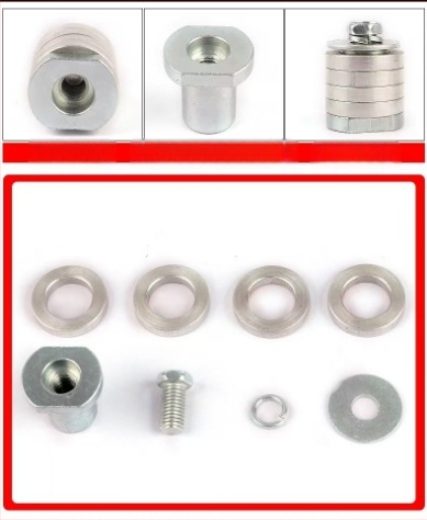 Аксесоар за модифициран ъглошлайф за слот-машина с галванизиран адаптер, 125/100, алуминиева конструкция