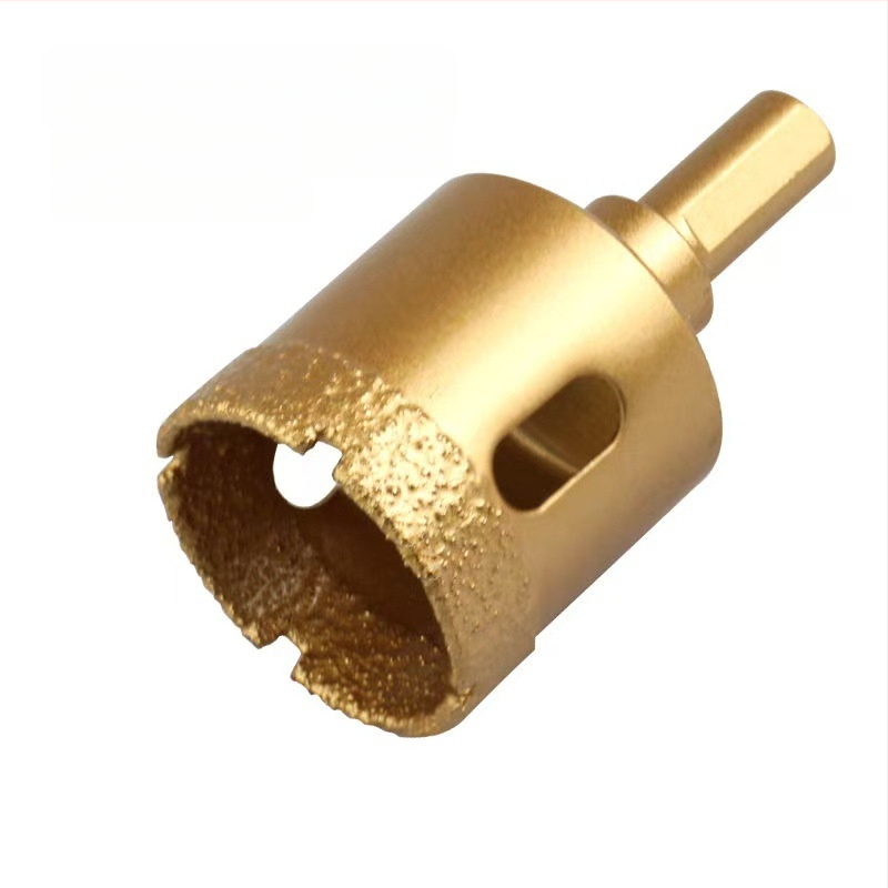 Комплект за сухо пробиване на дупки в плочки — за гранит, мрамор, витрифициран порцелан и керамични камъни