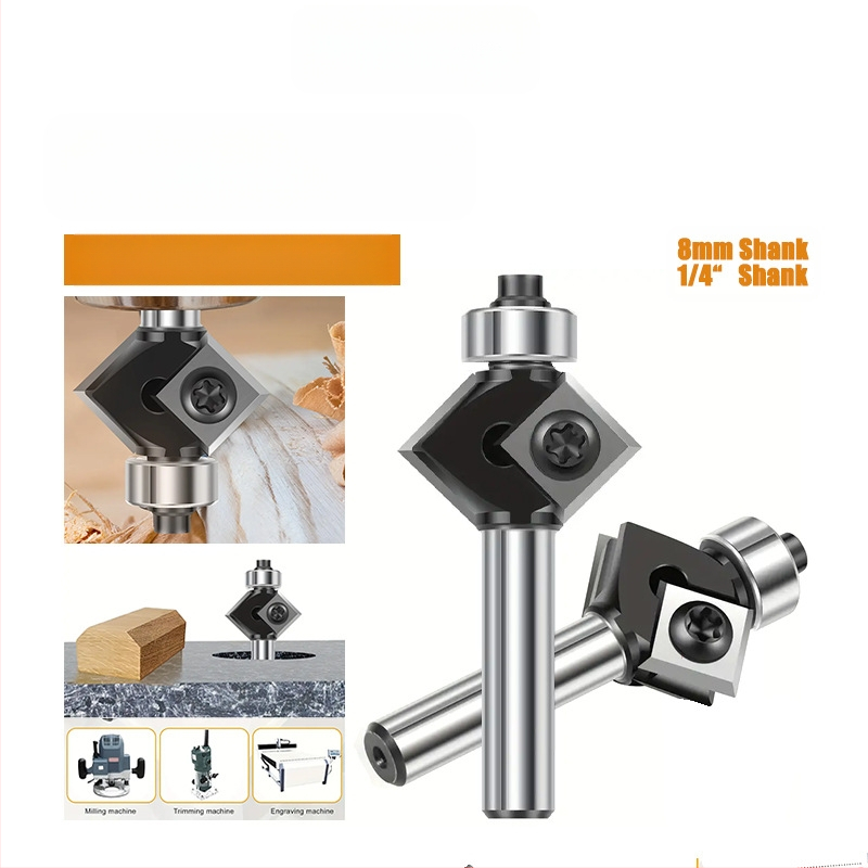 Karbidna freza s 45° nagibom, serija Board breaking knife, za CNC i graviranje, za drvo/MDF/sintetičke ploče/laminirane ploče