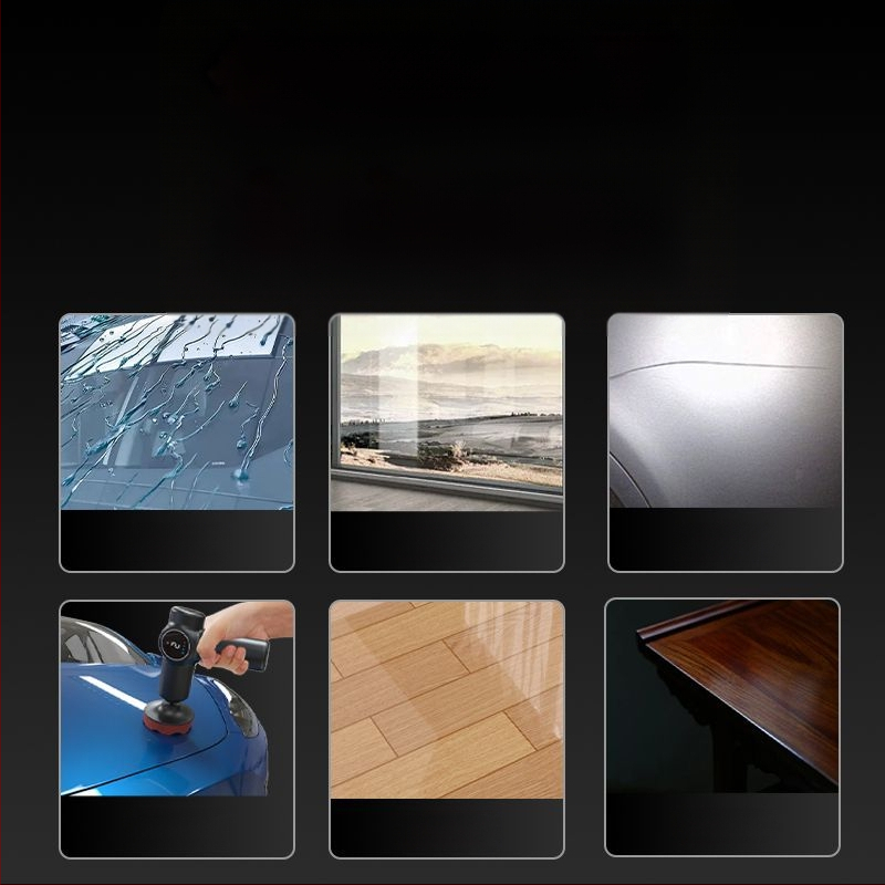 Belaidė poliravimo mašina automobiliams, dviejų paskirčių naudojimui auto ir namams, reguliuojamas greitis, ABS medžiaga