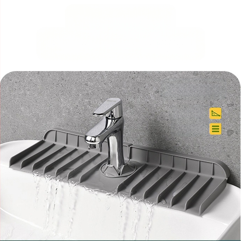 Silikoninis krano nutekėjimo kilimėlis virtuvei – nutekėjimas, pritaikymas, atspaustas logotipas, prekinis ženklas Silicon Art