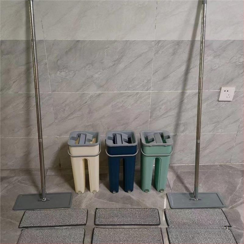 Plošni mop, mikrovlakno, nehrđajući čelik – drška, postotak uklanjanja vlage 80–90%, Velcro sustav za pričvršćivanje, 3 godine trajanja