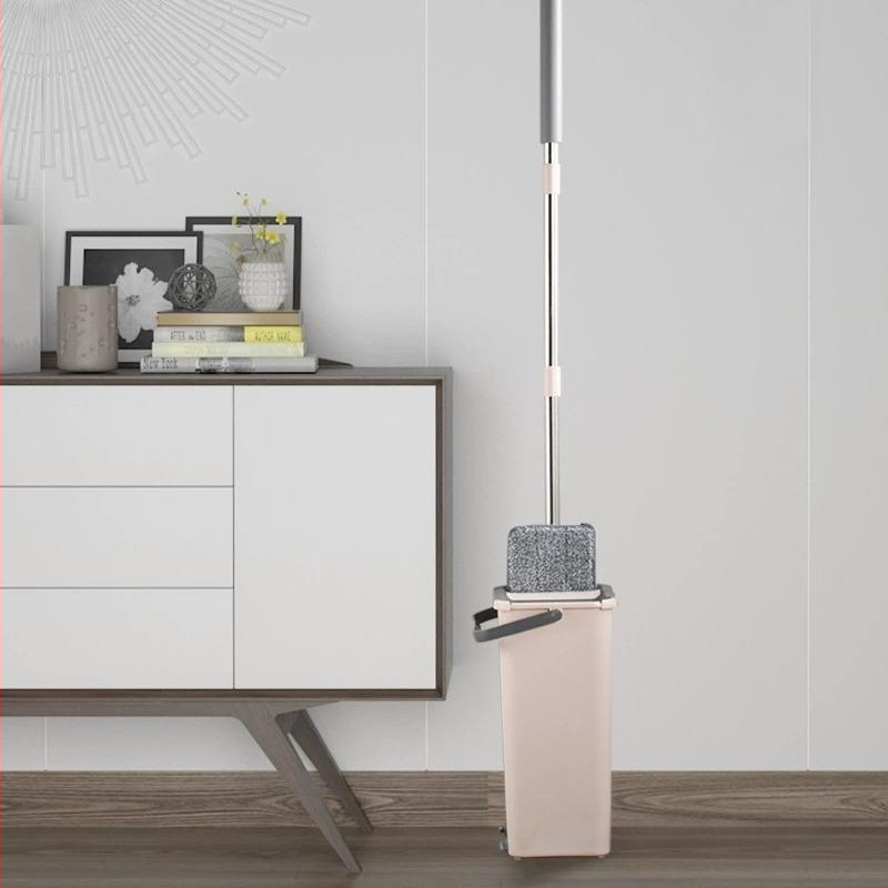 Plošni mop, mikrovlakno, nehrđajući čelik – drška, postotak uklanjanja vlage 80–90%, Velcro sustav za pričvršćivanje, 3 godine trajanja