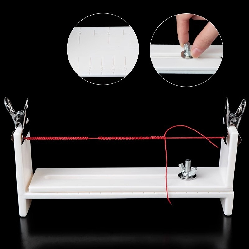 Εργαλείο πλεξίματος βραχιολιών με ξύλινο πλαίσιο — σταθερό κλιπ, προσαρμοστικό, λανσαρίστηκε το Καλοκαίρι του 2024