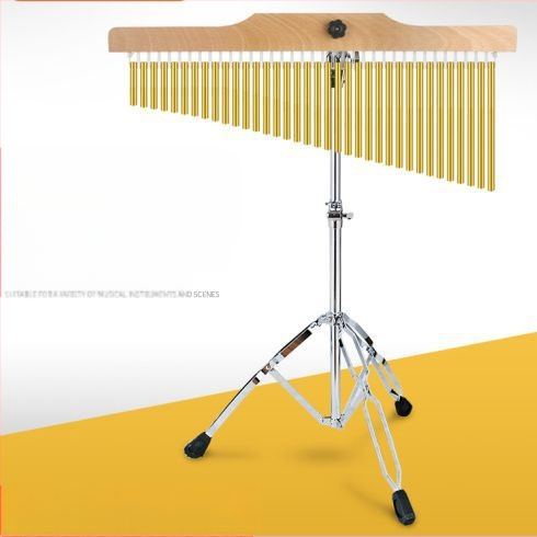 Mediniai vėjo varpeliai rinkinys su 25 tonų ir 36 tonų varpeliais, medinis garso medis su laikikliu ir 20 varpų eilei; vaikams nuo 7 iki 14 metų.