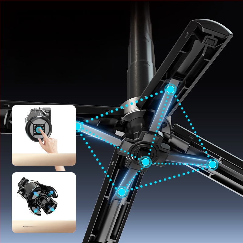 Мини магнитен Bluetooth селфи стик с телескопичен държач и MagSafe ръкохватка – анти-трептене