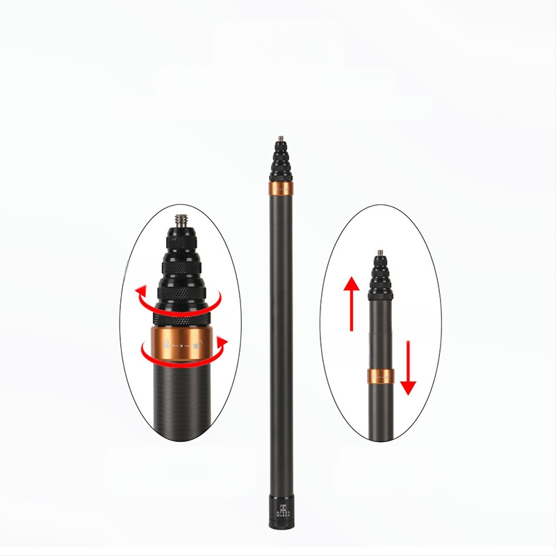 Ράβδος επέκτασης για Insta360 και GoPro πανοραμικές κάμερες δράσης, αλουμινίου κράμα, μέγιστο φορτίο έως 2 kg