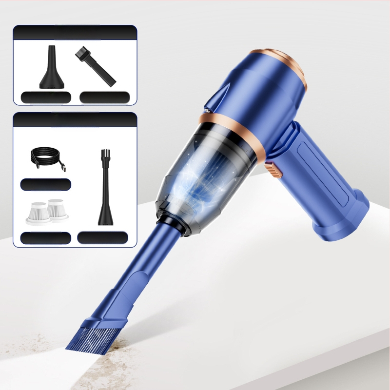 Rankinis belaidis automobilio dulkių siurblys, 65W, 5V, 20000Pa, įkraunamas