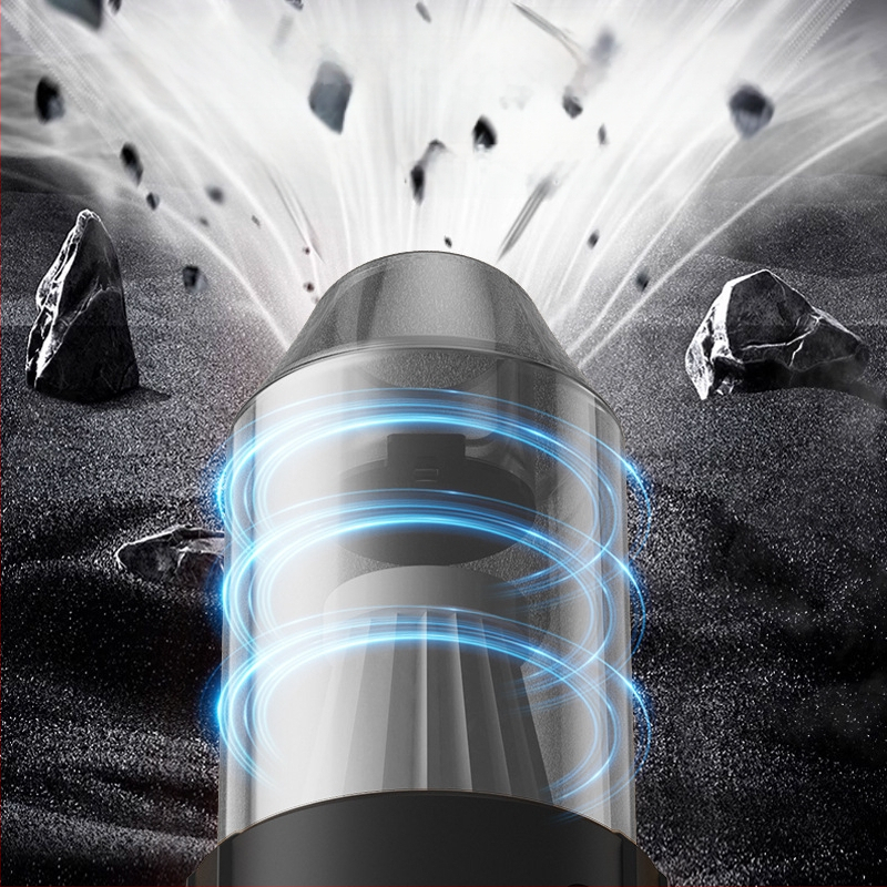 Χειροκίνητος ασύρματος σκουπός για αυτοκίνητο και οικιακή χρήση, 16000 Pa, 80 W, 7,4 V, απολύμανση και καθαρισμός σκόνης