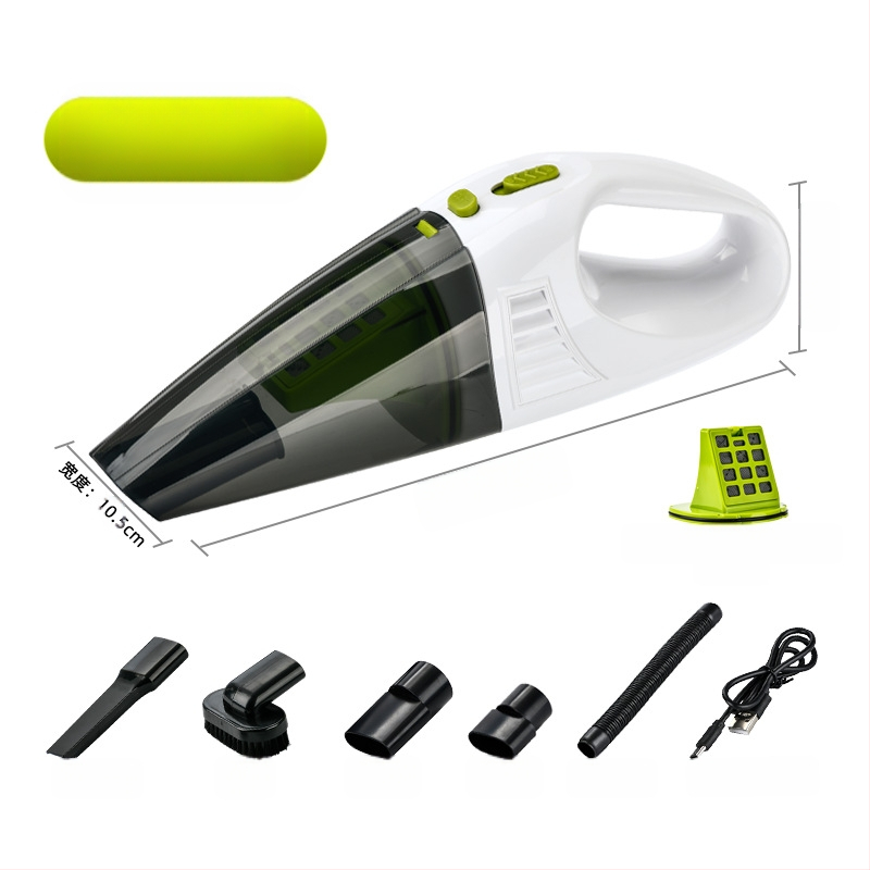 Nešiojamas drėgno ir sauso automobilio dulkių siurblys, 4500Pa siurbimo galia, 7.4V, 120W, belaidis, įkraunamas