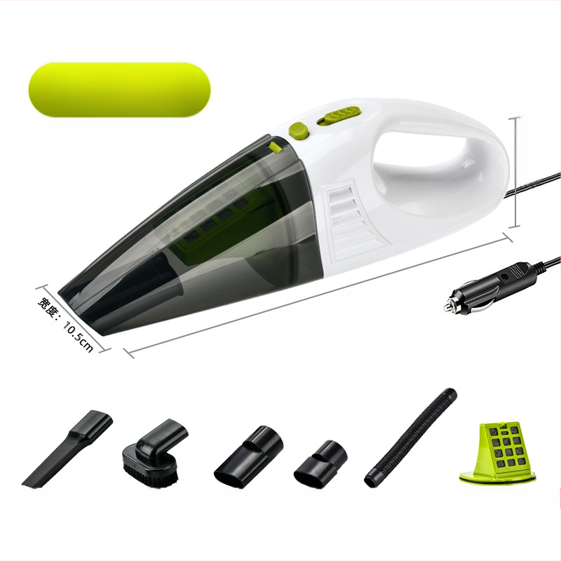 Nešiojamas drėgno ir sauso automobilio dulkių siurblys, 4500Pa siurbimo galia, 7.4V, 120W, belaidis, įkraunamas