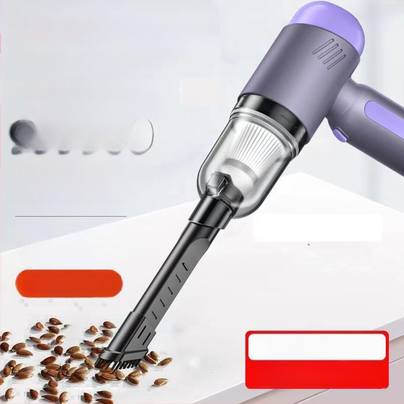 Belaidės dulkių siurblys automobiliui ir namams – galingas siurbimas 16 000 Pa, 120 W, įkraunamas, sterilizavimas ir pūtimo funkcija.