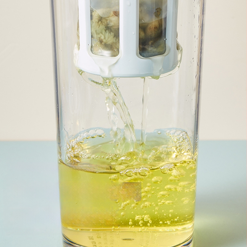 Κανάτα εξαγωγής ψυχρού ροφήματος με φίλτρο, σφραγισμένη, περιστρεφόμενη έξοδος νερού – πολυλειτουργικό μπουκάλι για χυμό και κρύο νερό