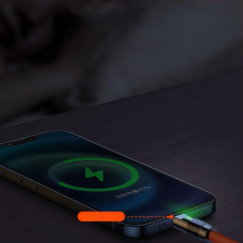 Xinyan Apple PD nabíjací kábel pre iPhone 14 – Viac rozhraní: Lightning, USB-C, Micro USB, Mini USB; Pletený kábel, 120W rýchle nabíjanie