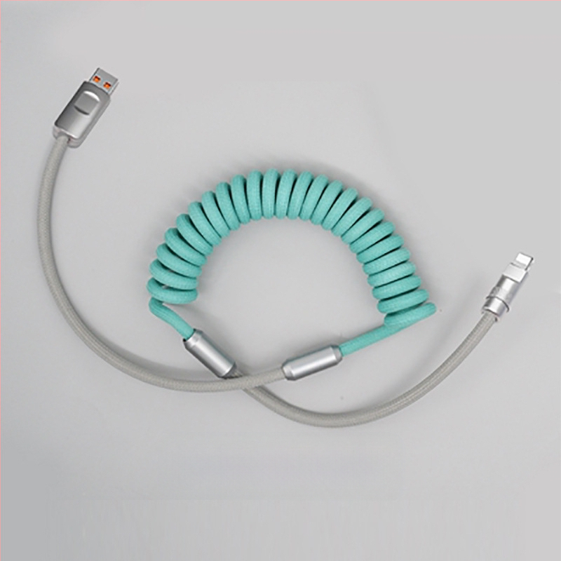 Xinyan Apple PD nabíjací kábel pre iPhone 14 – Viac rozhraní: Lightning, USB-C, Micro USB, Mini USB; Pletený kábel, 120W rýchle nabíjanie