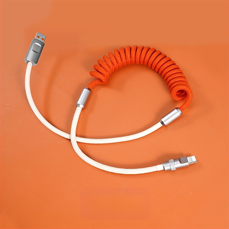 Xinyan Apple PD nabíjací kábel pre iPhone 14 – Viac rozhraní: Lightning, USB-C, Micro USB, Mini USB; Pletený kábel, 120W rýchle nabíjanie