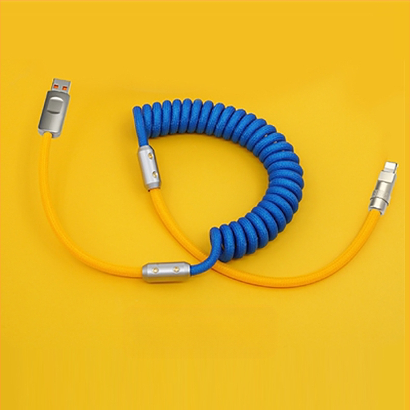 Xinyan Apple PD nabíjací kábel pre iPhone 14 – Viac rozhraní: Lightning, USB-C, Micro USB, Mini USB; Pletený kábel, 120W rýchle nabíjanie