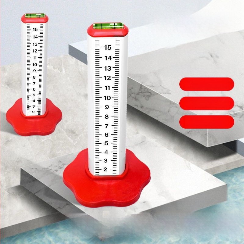 Четиристранен алуминиев сплав нивелиращ и хоризонтален позициониращ измервател за зидария и облицовка