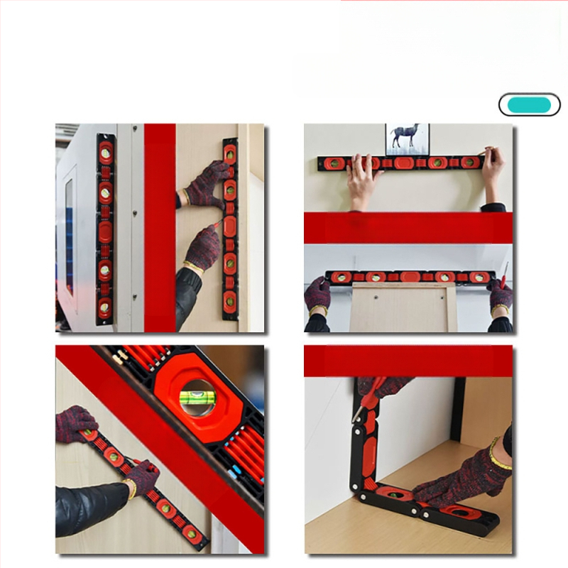 Високопрецизен сгъваем нивелир-измервател за дървообработване, магнитен ъгломер, многофункционален измервателен инструмент