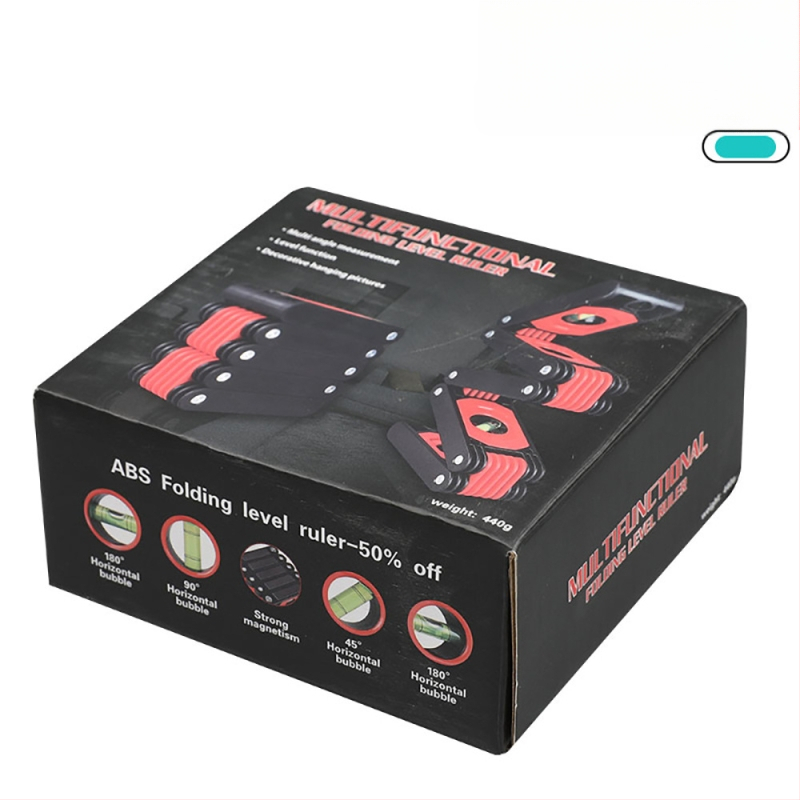 Високопрецизен сгъваем нивелир-измервател за дървообработване, магнитен ъгломер, многофункционален измервателен инструмент