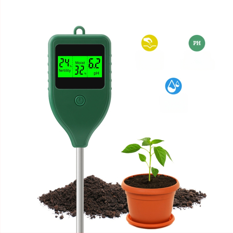 Δοκιμαστής εδάφους 6 σε 1 με μετρήσεις pH, υγρασίας, φωτεινότητας και γονιμότητας | Μοντέλο THE01879, Κωδικός προϊόντος 1000509934