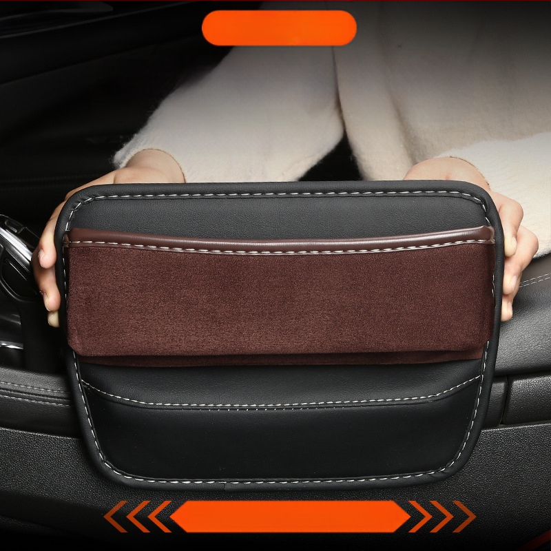 Odinė dėžutė centrinės konsolės automobiliui, suede išvaizda, izoliacija ir spaudimo atsparumas, pritaikoma