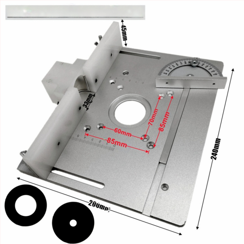 Двуфункционална маса за фрезоване и довършване с капак, алуминиева сплав, обърната платка
