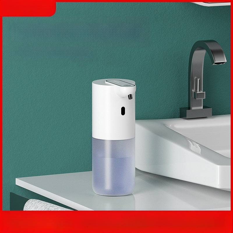 Intelligens szappanadagoló habosítóval, műanyag test, indukciós működés, infravörös érzékelő, IPX3, érzékelési távolság 10–30 mm