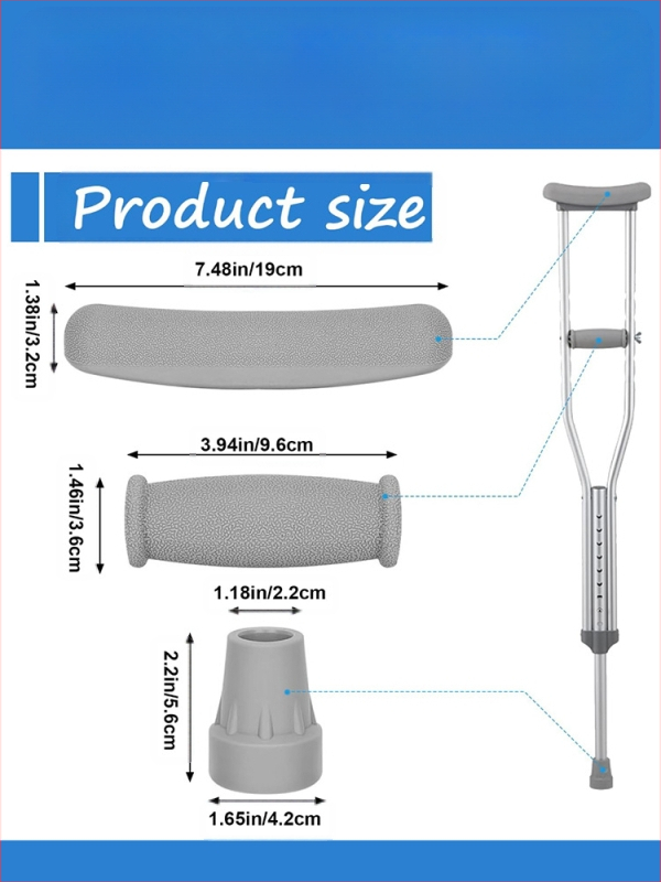 Ramentų priedai, 3 dalių komplektas su pažastų pagalvėle, pėdos gaubtu ir neslystančia kilimėle