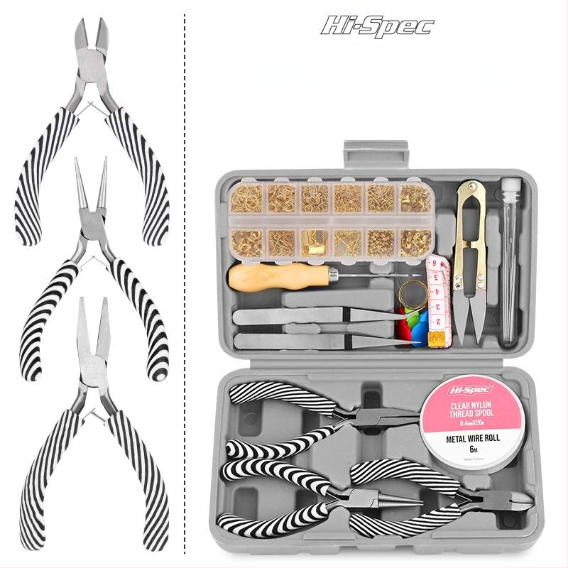 Ръчно изработени клещи за бижута – комплект за DIY домашна употреба, мини клещи с остър нос и наклонена глава за нанизване на мъниста