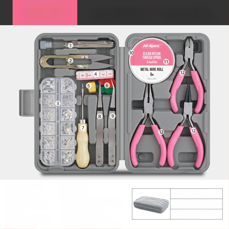 Ръчно изработени клещи за бижута – комплект за DIY домашна употреба, мини клещи с остър нос и наклонена глава за нанизване на мъниста