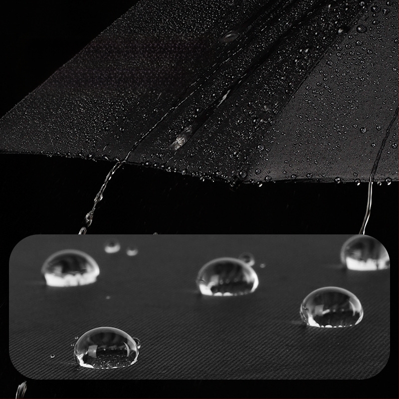 Umbrelă automată cu mâner din lemn, 12 spițe, rezistentă la vânt, protecție UV UPF 40+, imprimare logo disponibil