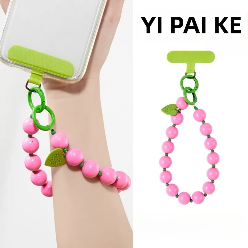 Lanyard za mobitel, živica, ručno izrađeno, PVC užad, metalna kopča, ženski stil