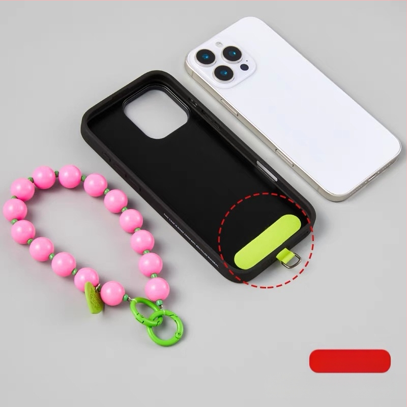 Lanyard za mobitel, živica, ručno izrađeno, PVC užad, metalna kopča, ženski stil