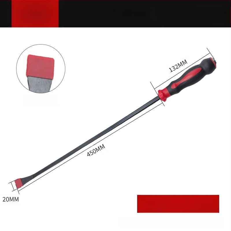 Otthoni használatra szánt többfunkciós crowbar készlet – szénacélból, szigetelt markolatokkal, speciálisan alakított kampó, hegyes tűhegy