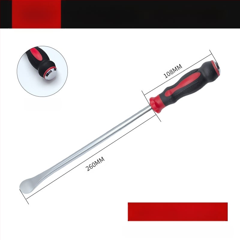 Otthoni használatra szánt többfunkciós crowbar készlet – szénacélból, szigetelt markolatokkal, speciálisan alakított kampó, hegyes tűhegy