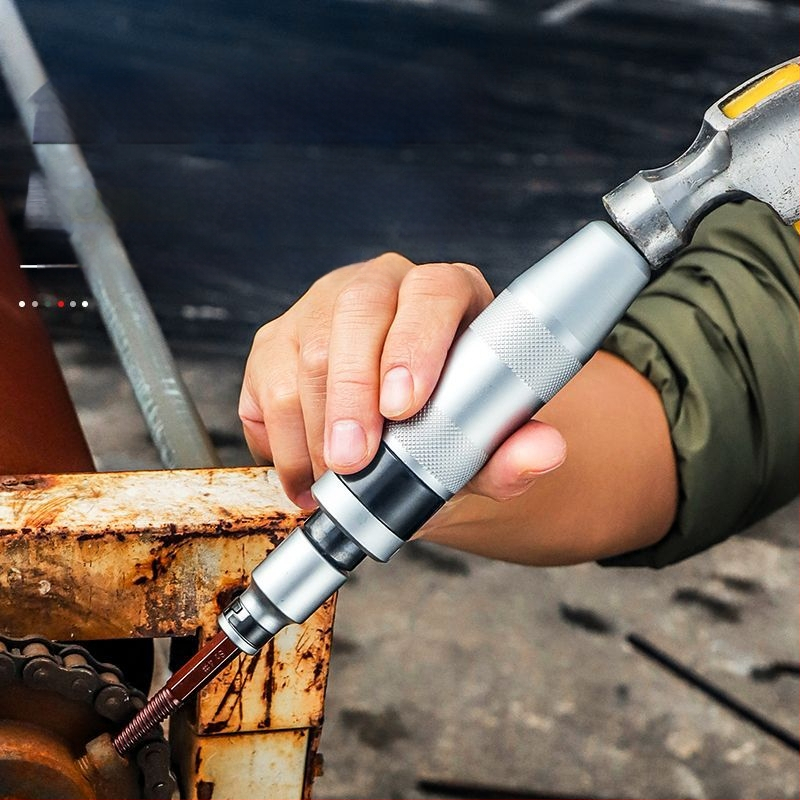 San kun ударна отвертка – мултифункционална, универсална, изработена от въглеродна стомана, за премахване на ръжда