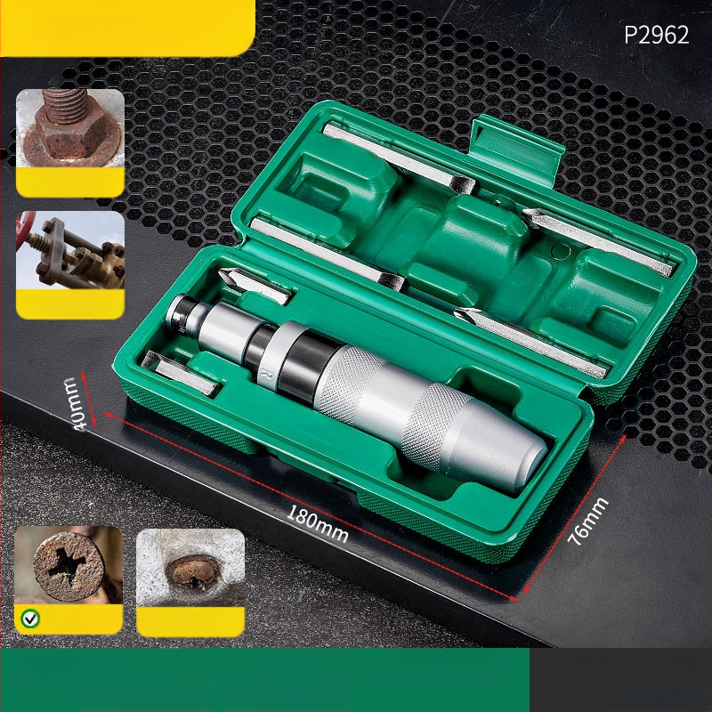 San kun ударна отвертка – мултифункционална, универсална, изработена от въглеродна стомана, за премахване на ръжда