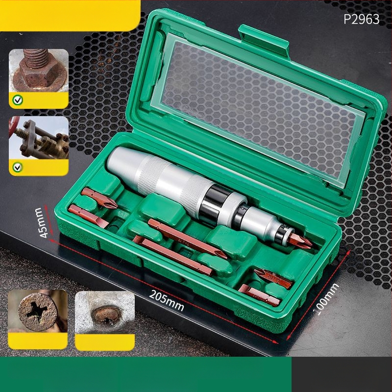 San kun ударна отвертка – мултифункционална, универсална, изработена от въглеродна стомана, за премахване на ръжда