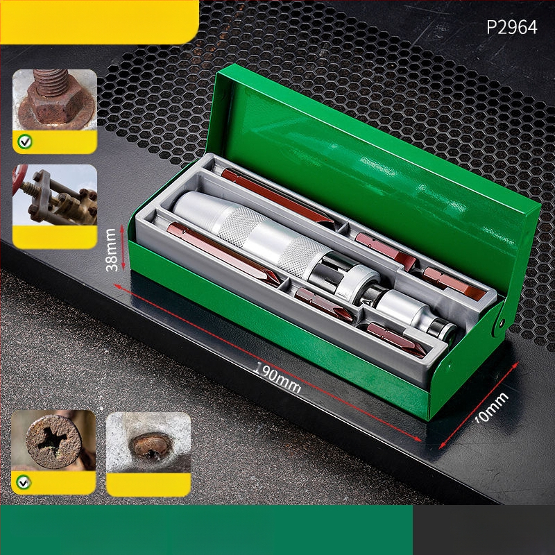 San kun ударна отвертка – мултифункционална, универсална, изработена от въглеродна стомана, за премахване на ръжда