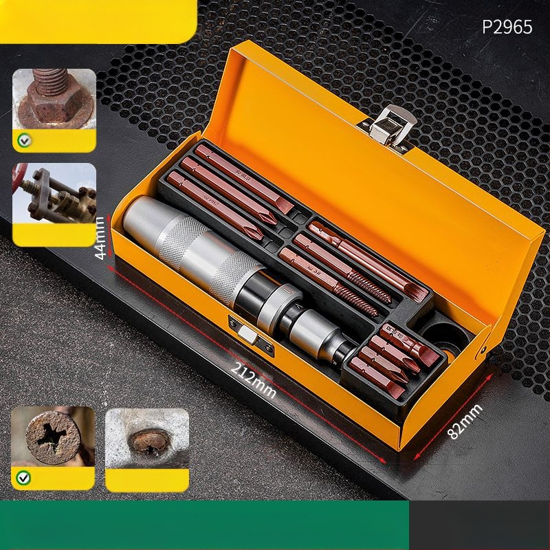 San kun ударна отвертка – мултифункционална, универсална, изработена от въглеродна стомана, за премахване на ръжда